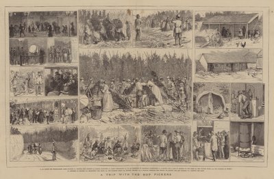 Un viaje con los recolectores de lúpulo de Alfred Chantrey Corbould