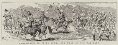 Campaña en la Alta Birmania, nuestro Woon en el camino de la guerra de Alfred Chantrey Corbould