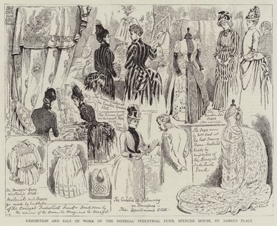 Exposición y Venta de Obras del Fondo Industrial de Donegal, Spencer House, St James