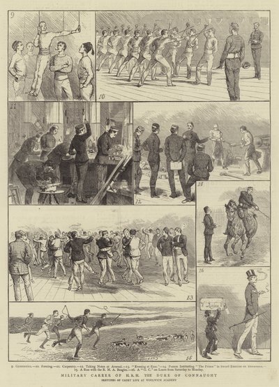 Carrera Militar de SAR el Duque de Connaught de Alfred Chantrey Corbould