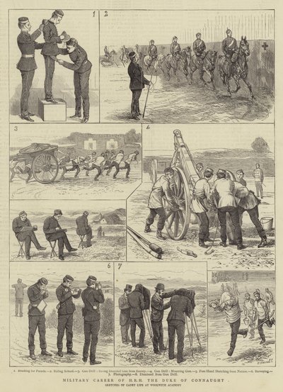 Carrera militar de SAR el Duque de Connaught de Alfred Chantrey Corbould