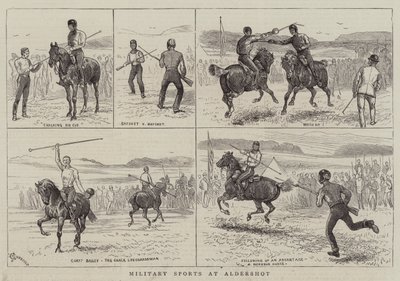 Deportes Militares en Aldershot de Alfred Chantrey Corbould