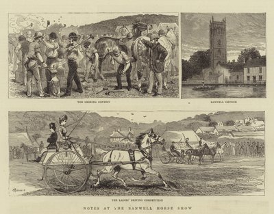 Notas en la Exposición de Caballos de Banwell de Alfred Chantrey Corbould