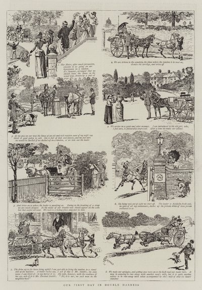 Nuestro primer día en doble arnés de Alfred Chantrey Corbould