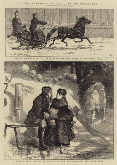 El matrimonio del duque de Edimburgo de Alfred Chantrey Corbould