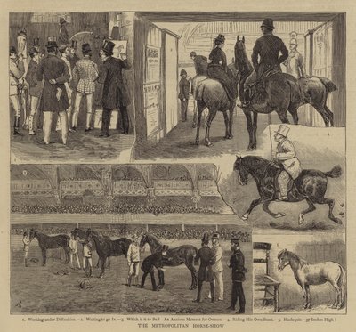 El espectáculo ecuestre metropolitano de Alfred Chantrey Corbould