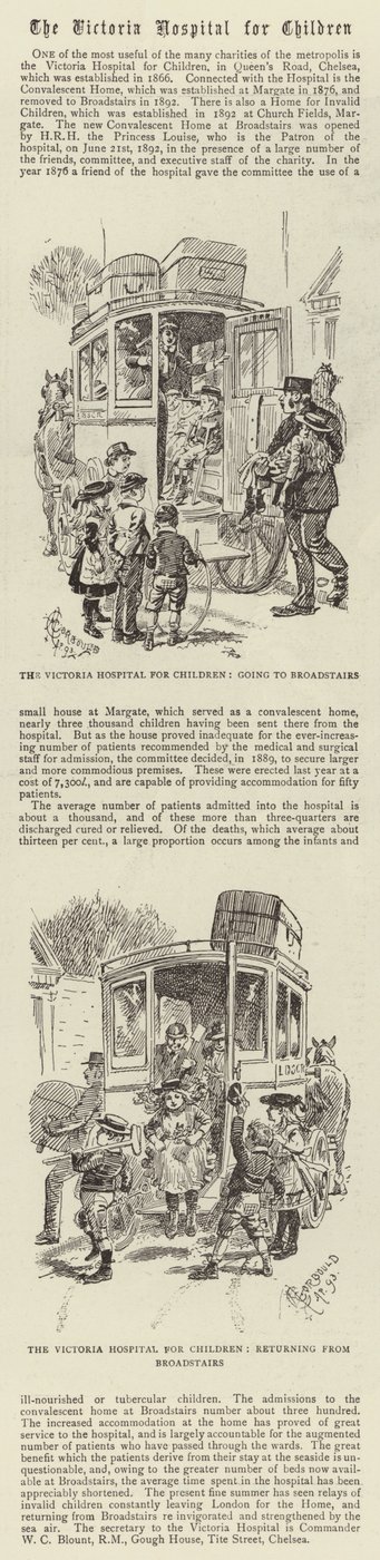 El Hospital Victoria para Niños de Alfred Chantrey Corbould