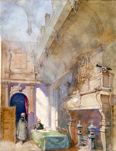 Comedor, Charterhouse, Londres, 1913 de Alfred Charles Conrade