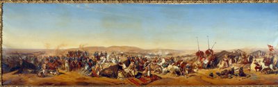 Conquista de Argelia (1830-1847): captura de la Smalah de Abd el Kader por el duque de Aumale en Taguin de Alfred Charles Ferdinand Decaen