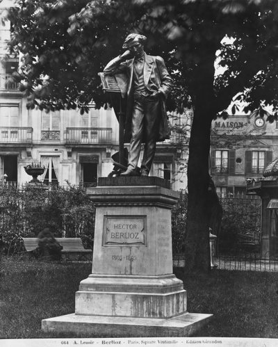 Monumento a Hector Berlioz, Square Vintimille, 1884 de Alfred Charles Lenoir