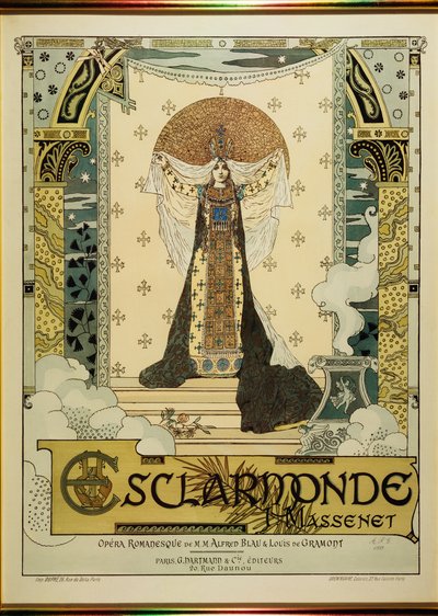 Esclarmonde, ópera de Jules Massenet (12 de mayo de 1842 - 13 de agosto de 1912) de Alfred Choubrac