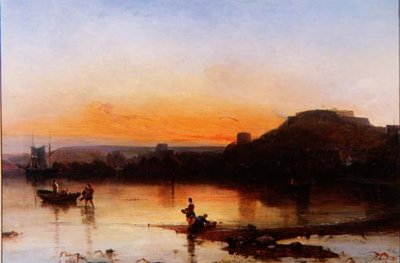 Fuerte Regent al atardecer de Alfred Clint