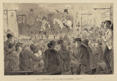 Una noche en un Gaff de Whitechapel de Alfred Concanen