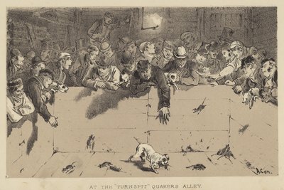 En el Turnspit, Quakers Alley de Alfred Concanen