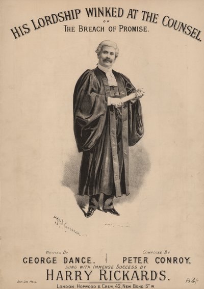 Su Señoría guiñó al abogado, o La ruptura de la promesa de Alfred Concanen