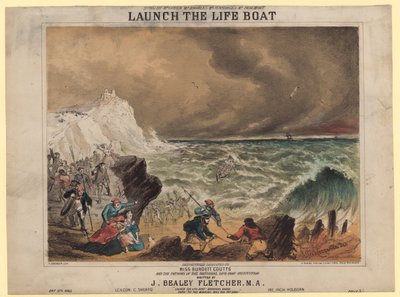 Lanzar el bote salvavidas de Alfred Concanen