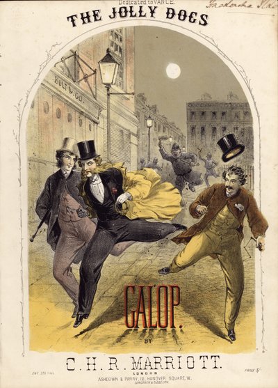 El Galop de los Perros Alegres de Alfred Concanen