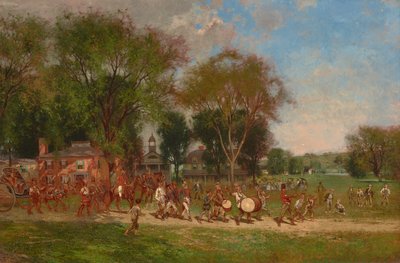 Desfile del 4 de julio de 1886 (Óleo sobre lienzo) de Alfred Cornelius Howland