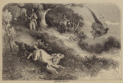 Caza de faisanes de Alfred Courbould