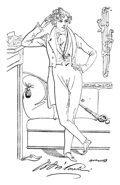 Benjamin Disraeli, c1835, 1904 de Alfred Crowquill