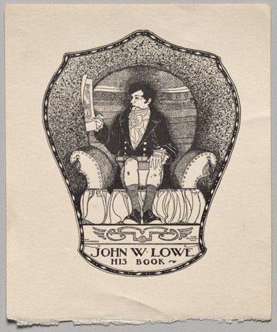 Exlibris: John W. Lowe de Alfred Dawson