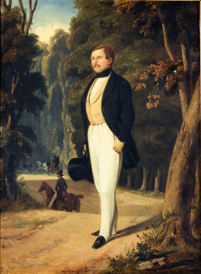 Retrato de Augustin Grisier 1791-1865, c. 1840 de Alfred De Dreux