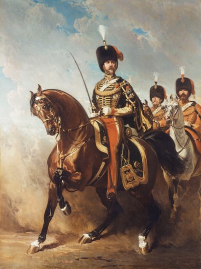 Un Retrato del General Fleury a Caballo de Alfred Dedreux