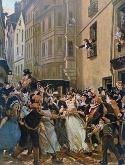 El arresto de Charlotte Corday de Alfred Dehodencq