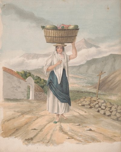 Vendedora ambulante de Puerto Orotava de Alfred Diston