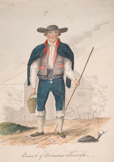 Campesino de Miradero, Tenerife de Alfred Diston