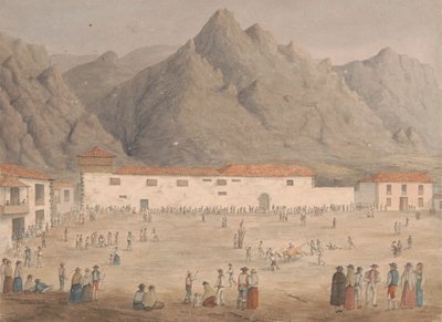 Plaza en el Pueblo de Los Silos, Tenerife de Alfred Diston