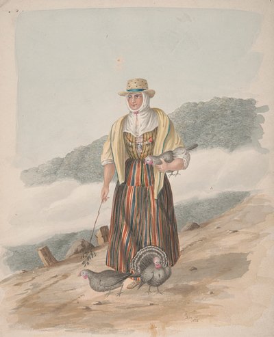 Mujer de Ycod el Alto, Tenerife de Alfred Diston
