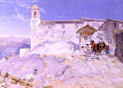 Sta Rocco, Olevano de Alfred Downing Fripp