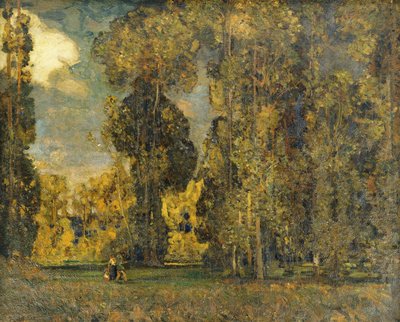 Paisaje de septiembre de Alfred East