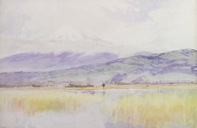 El Fuji-San, c.1889 de Alfred East