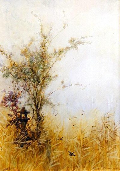 El Fuji-san, temprano en la mañana, c.1889 de Alfred East