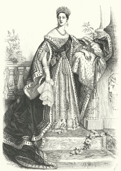 Reina Victoria de Alfred Edward (after) Chalon