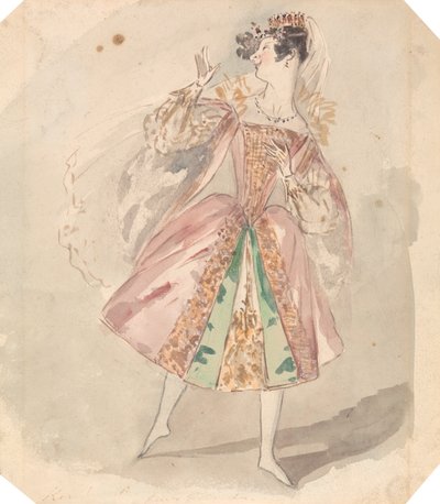 Una bailarina de Alfred Edward Chalon