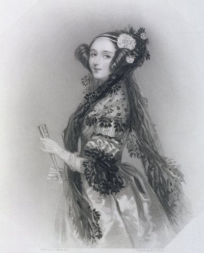 Augusta Ada King, Condesa de Lovelace, 1852 de Alfred Edward Chalon