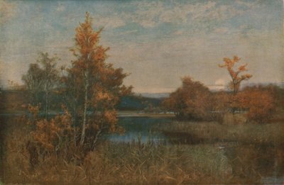 Un resplandor otoñal, 1886, c1930 de Alfred East