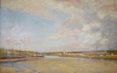 Hayle desde Lelant, Cornualles, 1892 de Alfred Edward East