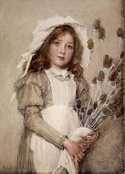 Un Ramo de Cardos de Alfred Edward Emslie