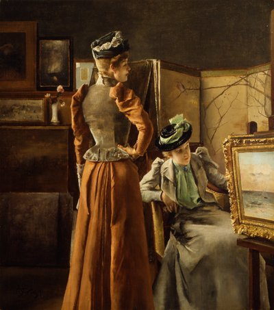 Visita al Estudio de Alfred Emile Stevens