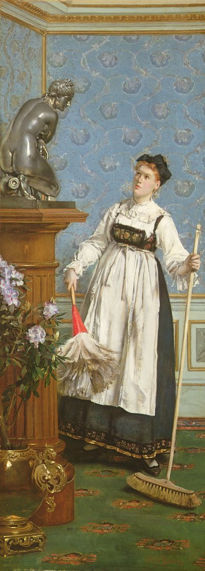 Un Conocedor Aspirante de Alfred Emile Stevens