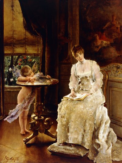 El mensajero del amor de Alfred Emile Stevens