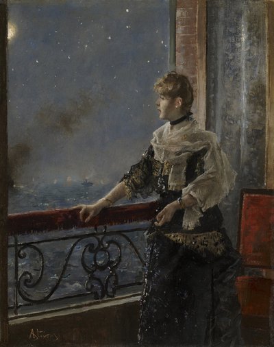 Luz de luna de Alfred Emile Stevens