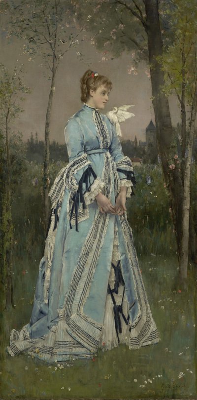 Primavera, 1877 de Alfred Emile Stevens