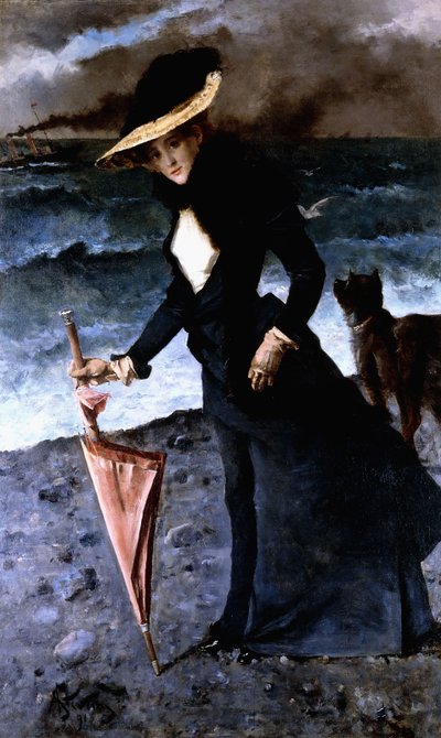 El Vendaval, 1891 de Alfred Emile Stevens