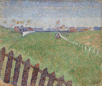 El Hipódromo de Wellington bajo la Llovizna (Ostende) de Alfred Finch
