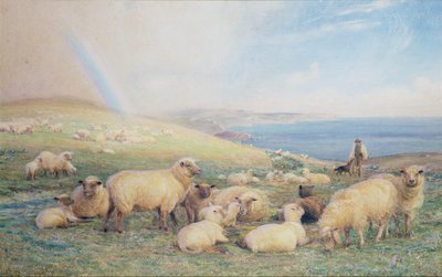 En la Ladera en Primavera, Amberley, 1888 de Alfred Fitzwalter Grace